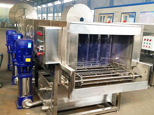 High pressure cleaning machine for turnover box (used for Henan bean sprouts) 